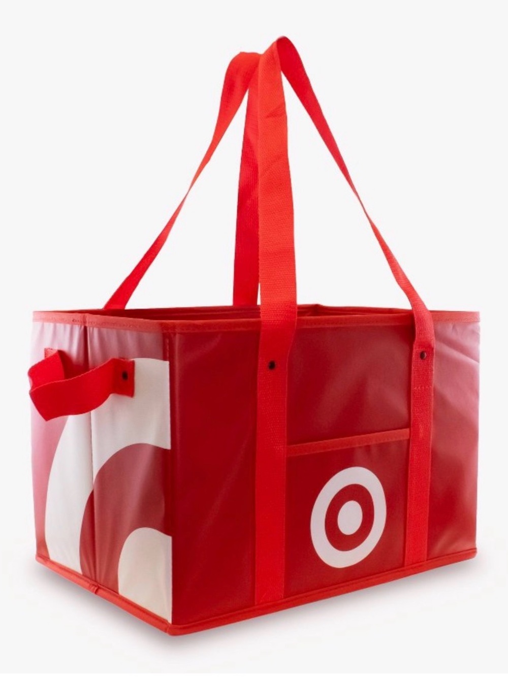 Target Bullseye Red Collapsible Box Bag
Reusable Shopping Tote Storage Bin
NEW